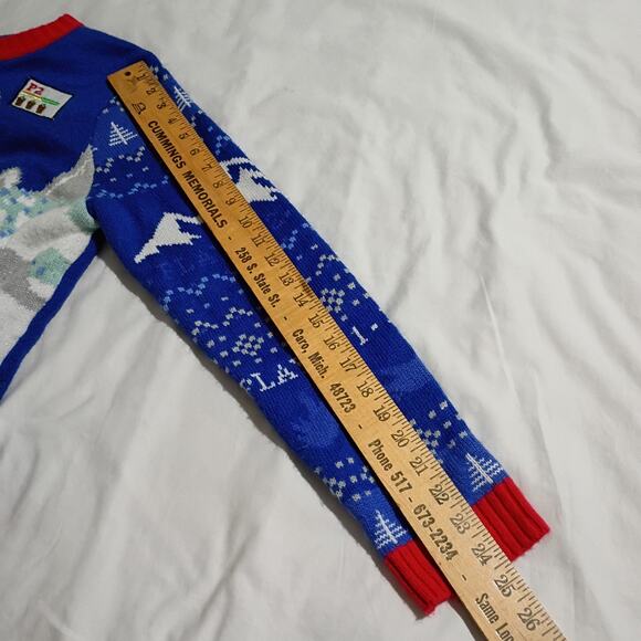 Ugly Christmas Sweater W XS/S Kids XL Husky !4/16 Penguin Video Game EASY CARE - Picture 10 of 12